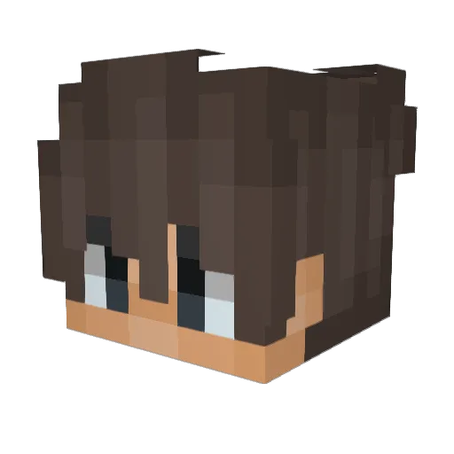 itzz_Shadows Minecraft avatar head, 3D render