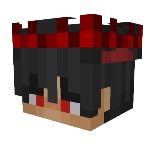itzz_V0id Minecraft avatar head, 3D render