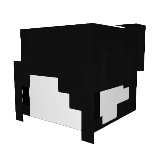 itzzaas Minecraft avatar head, 3D render