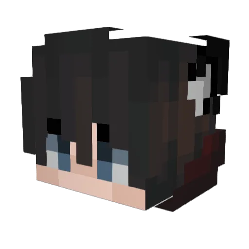 itzzfireboss Minecraft avatar head, 3D render
