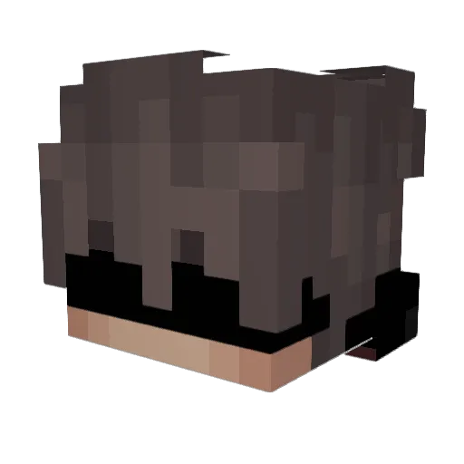 itzzhuntr Minecraft avatar head, 3D render