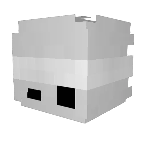 iusecheatbreaker Minecraft avatar head, 3D render
