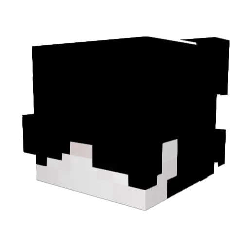 iuseforgue Minecraft avatar head, 3D render