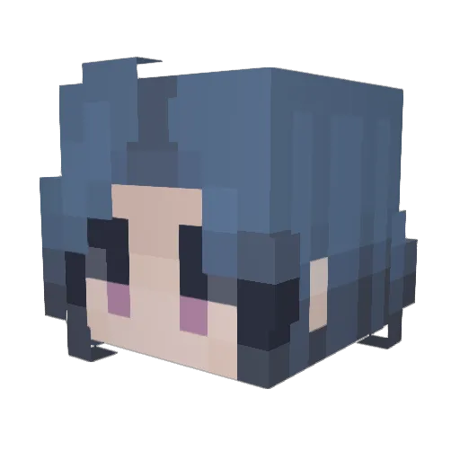 iv1s Minecraft avatar head, 3D render