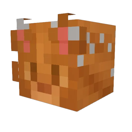 iv5r Minecraft avatar head, 3D render