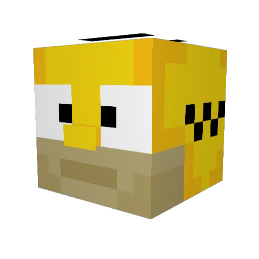ivKyle Minecraft avatar head, 3D render