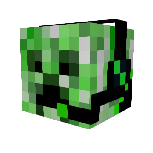 ivakamaster Minecraft avatar head, 3D render