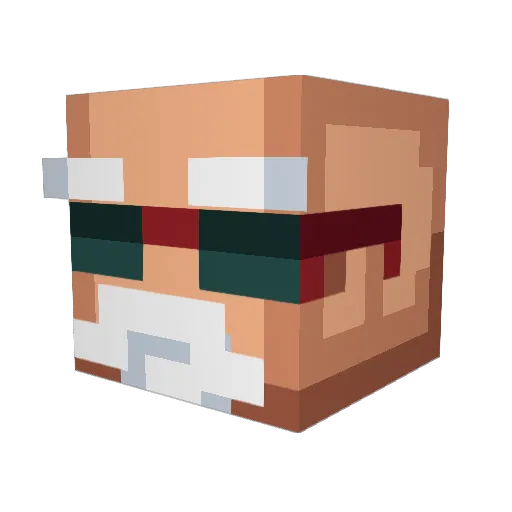 ivampee Minecraft avatar head, 3D render
