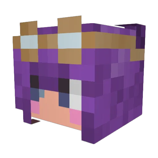 ivancat98 Minecraft avatar head, 3D render
