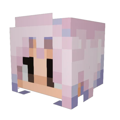 ivanchoLol Minecraft avatar head, 3D render