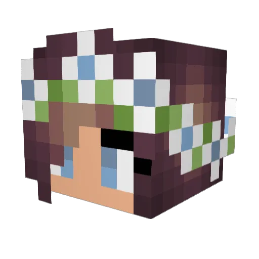 ivanckulaaa Minecraft avatar head, 3D render
