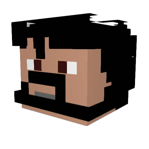 ivanmmj Minecraft avatar head, 3D render