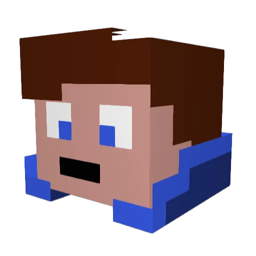 ivanof1010 Minecraft avatar head, 3D render