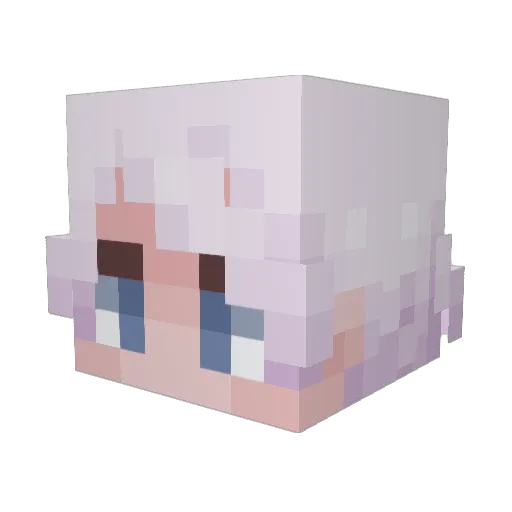 ivantills Minecraft avatar head, 3D render