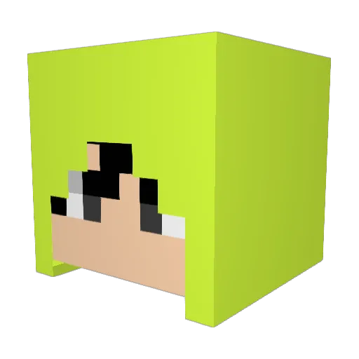 ivanyan_ Minecraft avatar head, 3D render
