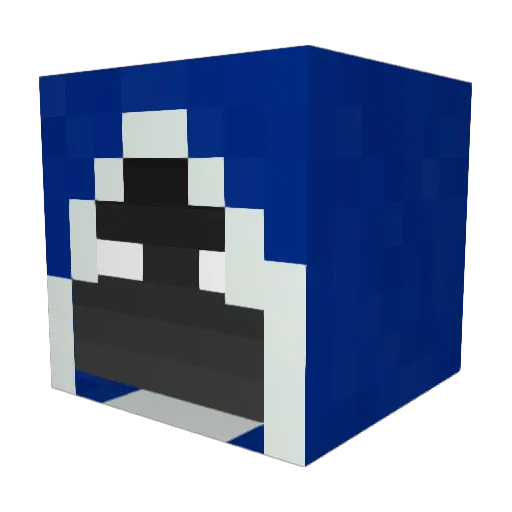 ivanzlbro Minecraft avatar head, 3D render