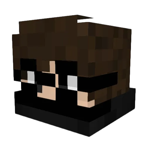 ivarjarborg Minecraft avatar head, 3D render