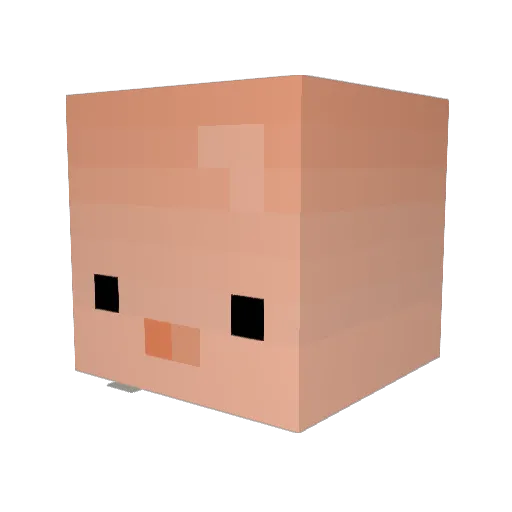 ivarr_ Minecraft avatar head, 3D render