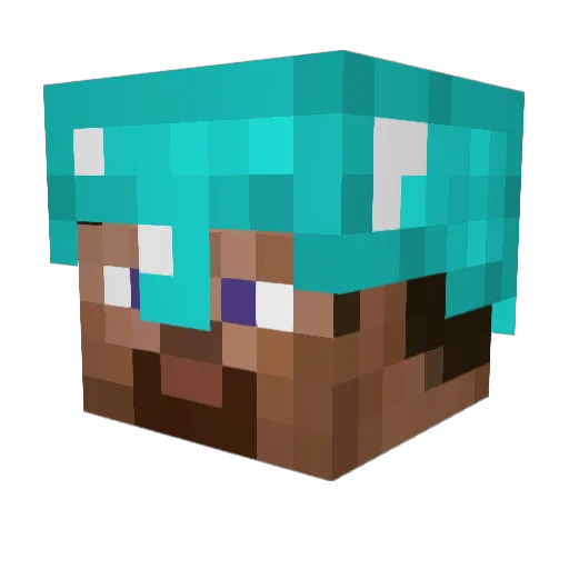 ivarrademaker Minecraft avatar head, 3D render