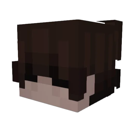 ivaxs Minecraft avatar head, 3D render