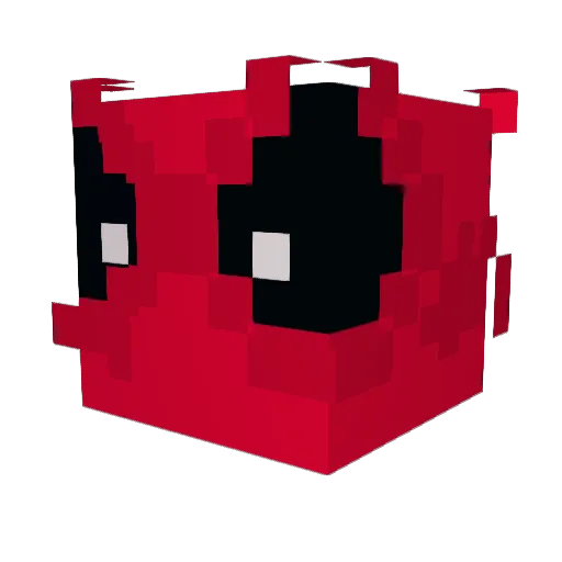 iverelo Minecraft avatar head, 3D render