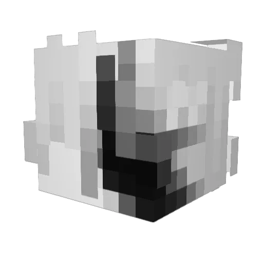 Minecraft-Avatar von ivhq: Kopf als 3D-Render