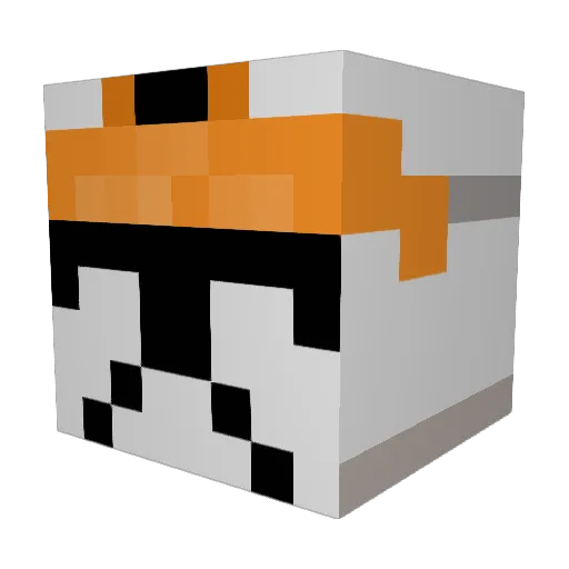 iviaverix Minecraft avatar head, 3D render