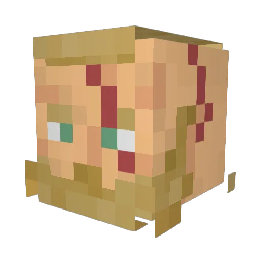 ivmaster1998 Minecraft avatar head, 3D render