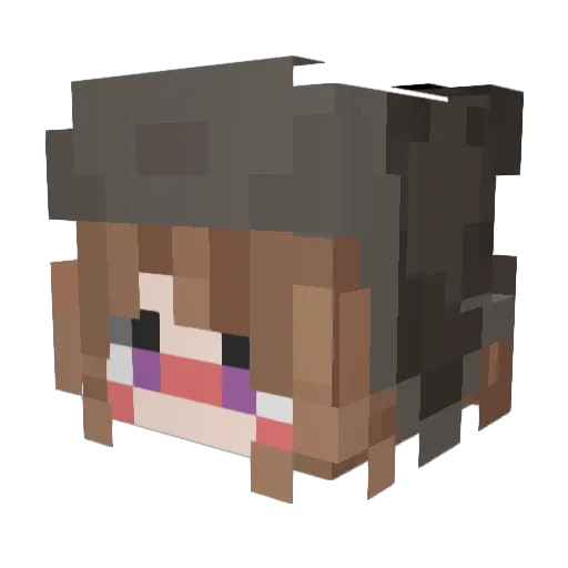 ivorycelo Minecraft avatar head, 3D render
