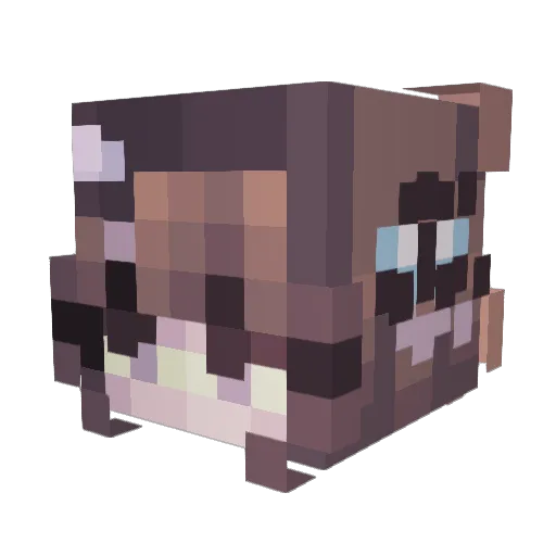 ivvy64 Minecraft avatar head, 3D render