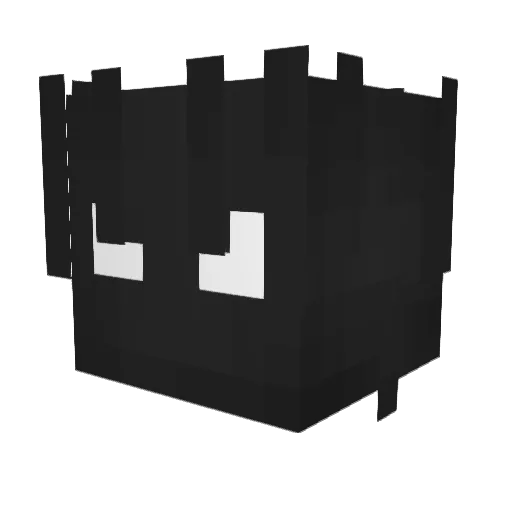 ivxeloy Minecraft avatar head, 3D render