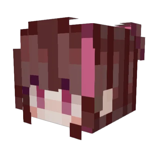 ivyclouds Minecraft avatar head, 3D render