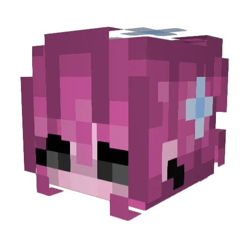 ivyl33f Minecraft avatar head, 3D render