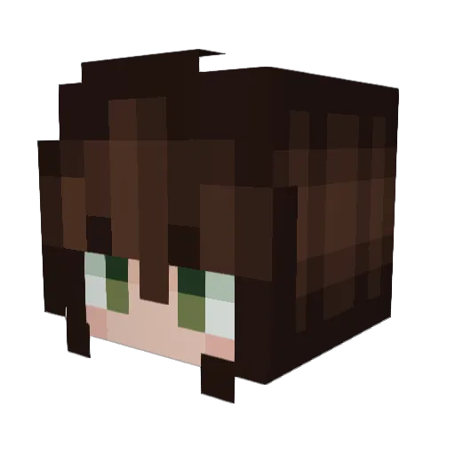 ivysaurus420 Minecraft avatar head, 3D render
