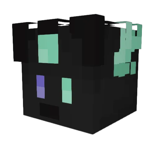 ivyshroom Minecraft avatar head, 3D render