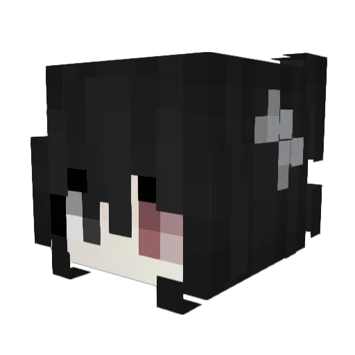 ivysixx7 Minecraft avatar head, 3D render