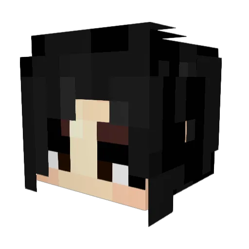 ivyxxy Minecraft avatar head, 3D render
