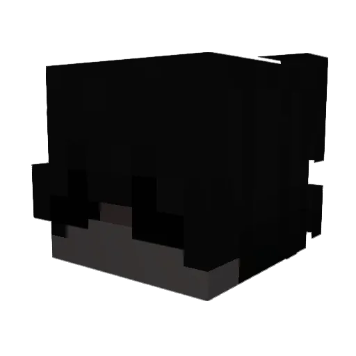 ivzxy Minecraft avatar head, 3D render