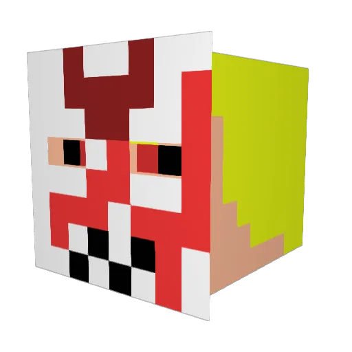iwan70576 Minecraft avatar head, 3D render