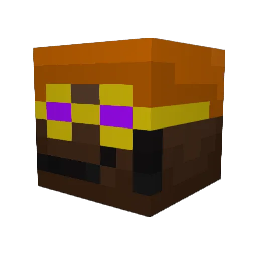 iwanamchik Minecraft avatar head, 3D render
