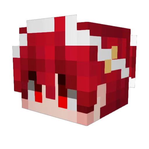 iwannabeakid Minecraft avatar head, 3D render