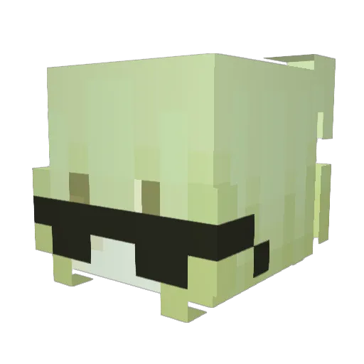 iwannabeurgf Minecraft avatar head, 3D render