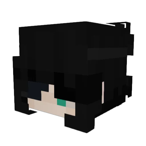 iwantyourlips Minecraft avatar head, 3D render