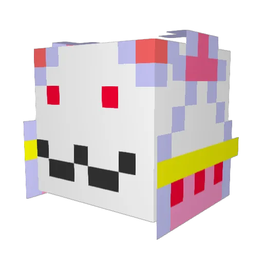 iwas184 Minecraft avatar head, 3D render