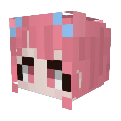 iwashichan777 Minecraft avatar head, 3D render