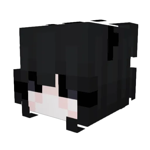 iwhimper Minecraft avatar head, 3D render