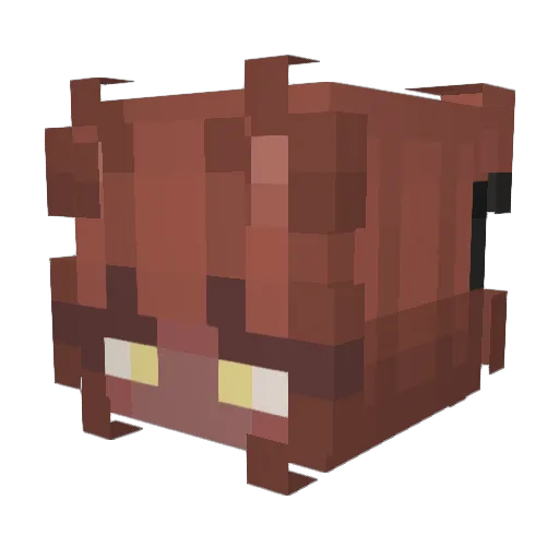 iwi2112 Minecraft avatar head, 3D render