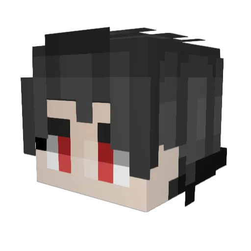iwssaa Minecraft avatar head, 3D render