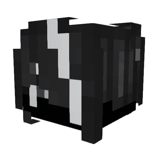 iwura Minecraft avatar head, 3D render