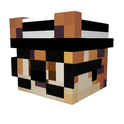 ix3mmarx Minecraft avatar head, 3D render
